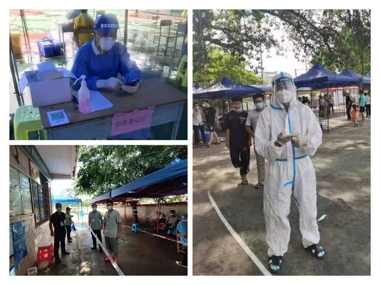 闻令而动、共抗疫情——球盟会qmh下沉社区和帮扶村参加疫情防控志愿服务活动(图2)