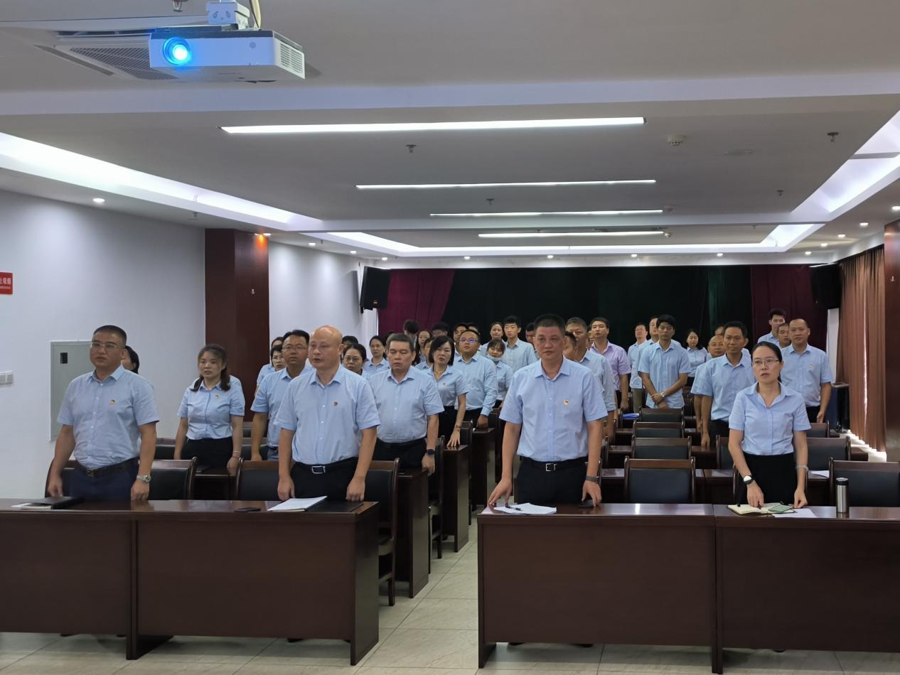 球盟会qmh举办庆祝建党102周年大会暨上专题党课(图2)