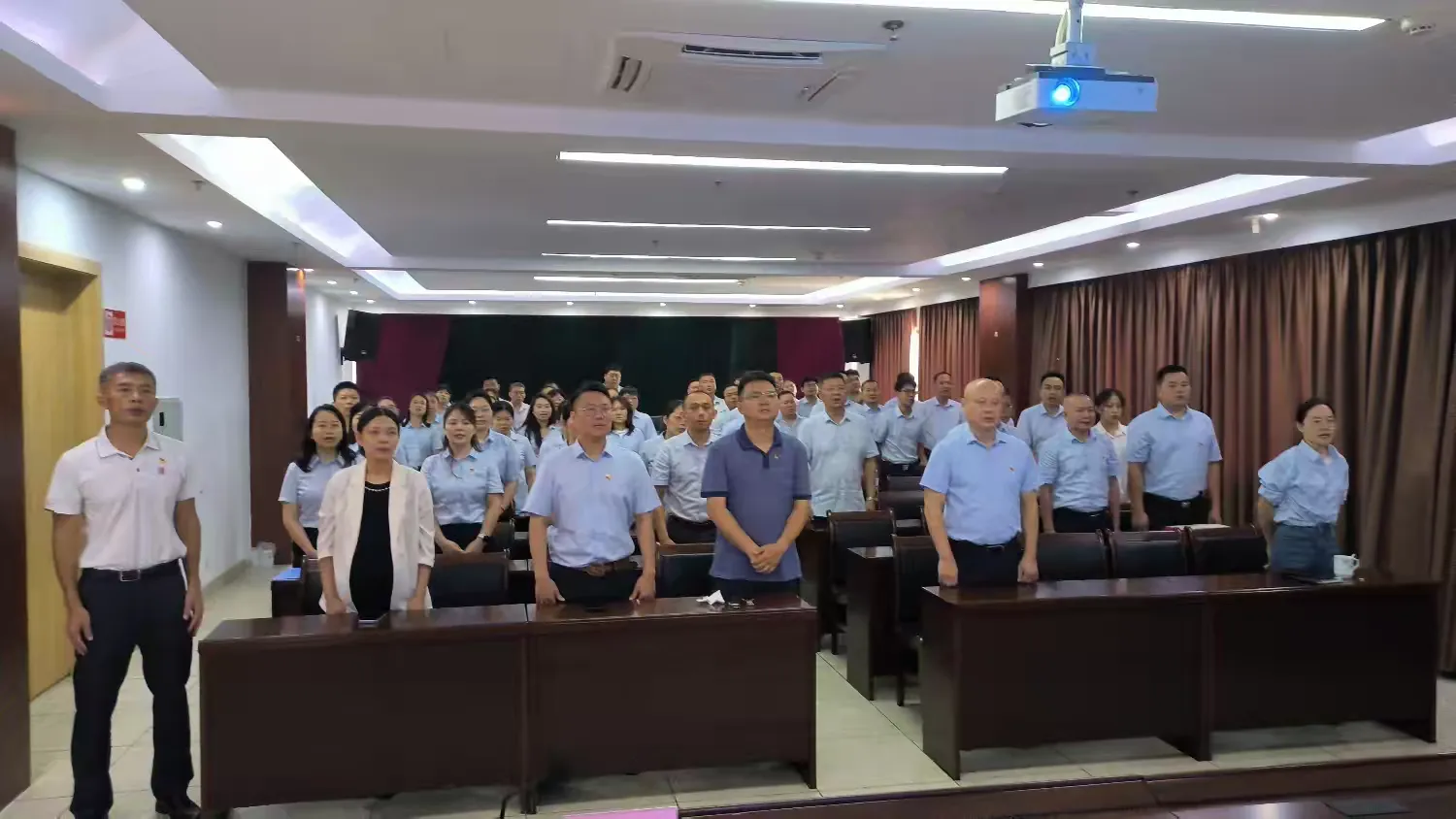 球盟会qmh召开庆祝建党104周年大会(图2)
